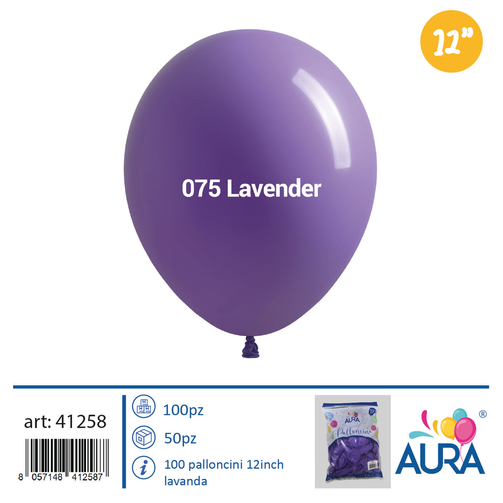 12 inch lavender balloons 100pcs