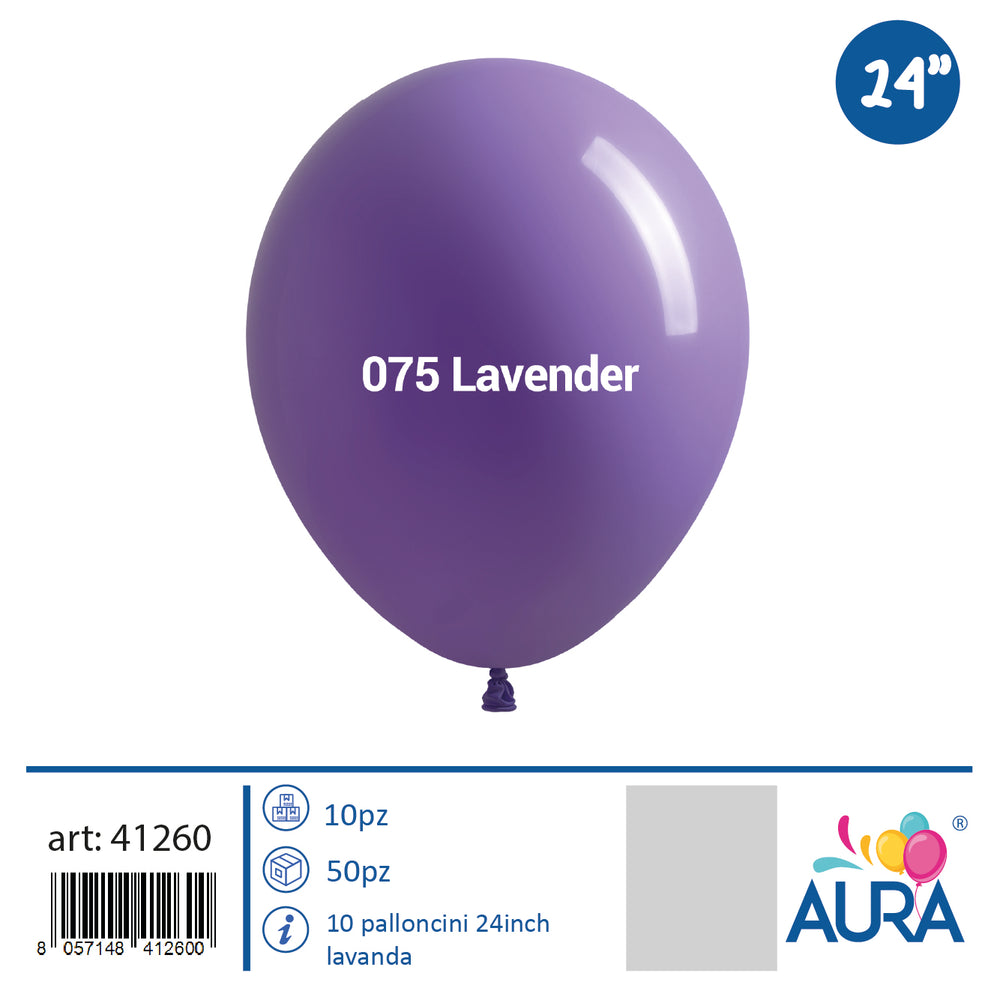 24 inch lavender balloons 1pc