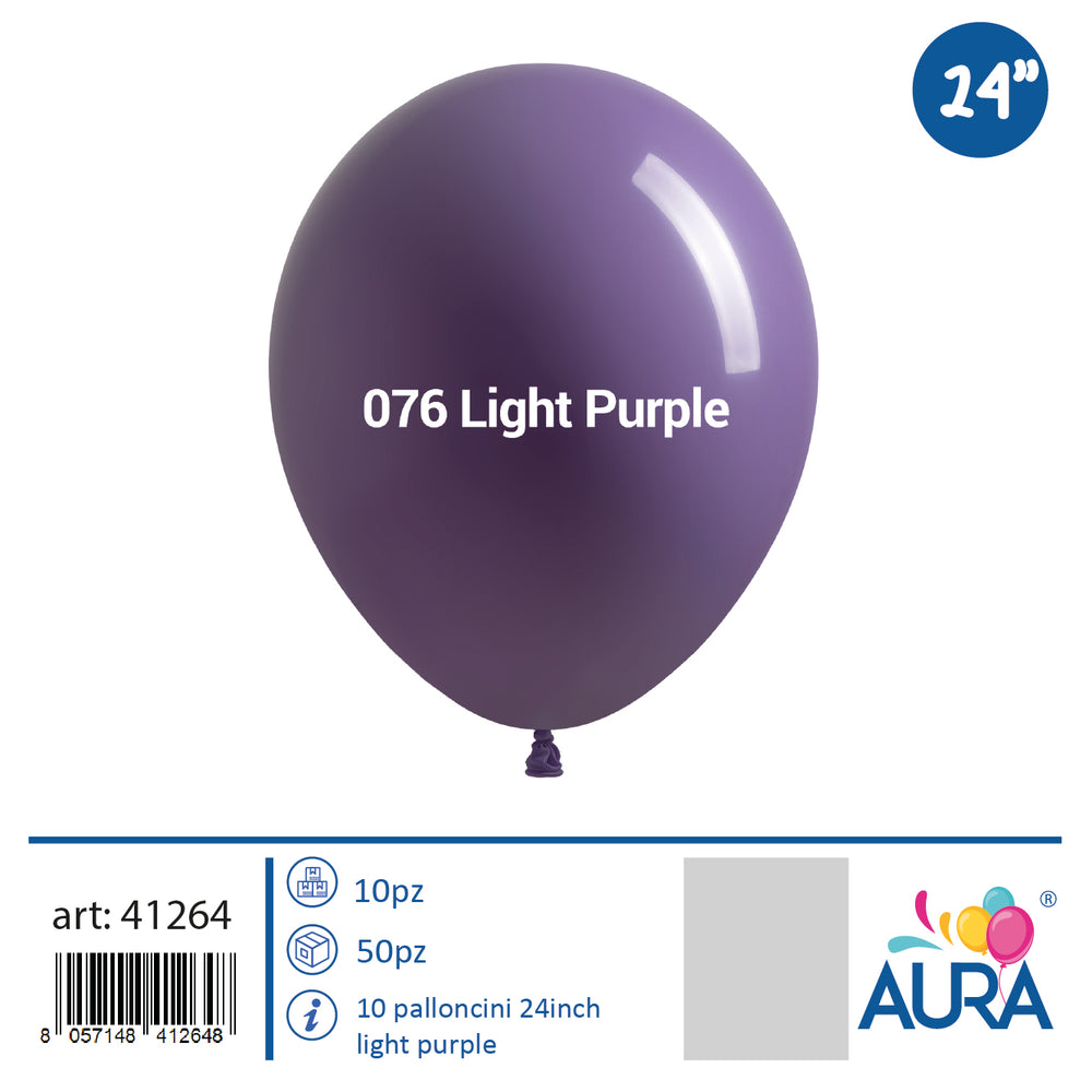 Balloons 24 inch light purple 1pc