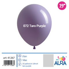 Palloncini 19 inch taro purple 25pz