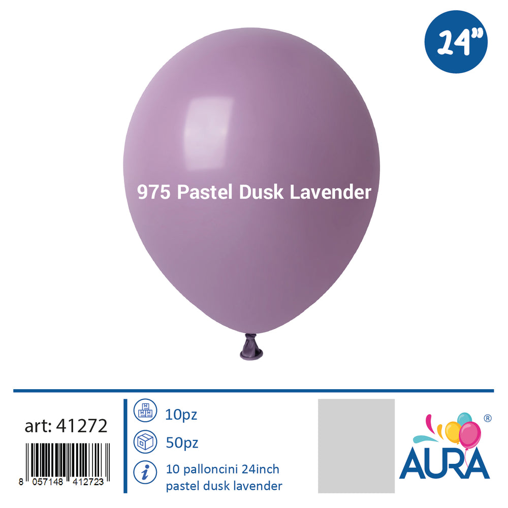 Balloons 24 inch pastel dusk lavender 1pc
