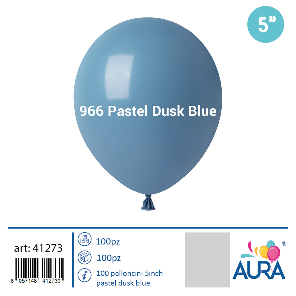 5 inch pastel dusk blue balloons 100pcs