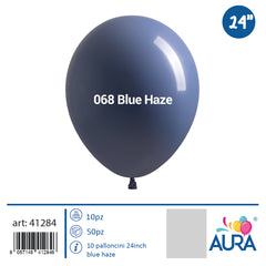 24 inch blue haze balloons 1pc