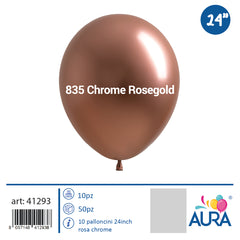 Palloncini 24inch rosa chrome 1pz