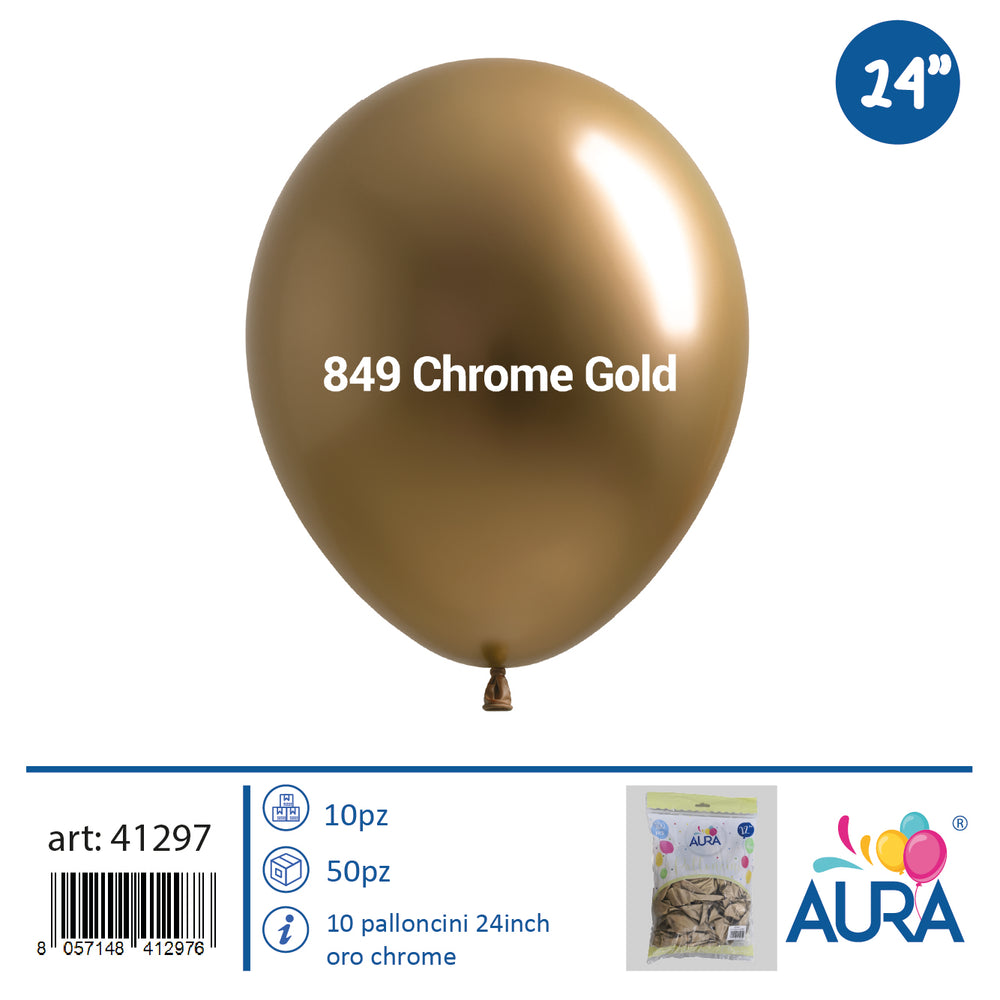 Palloncini 24inch oro chrome 1pz