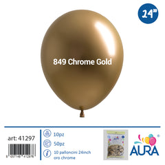 Palloncini 24inch oro chrome 1pz
