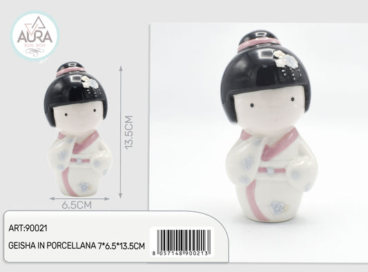 geisha in porcellana