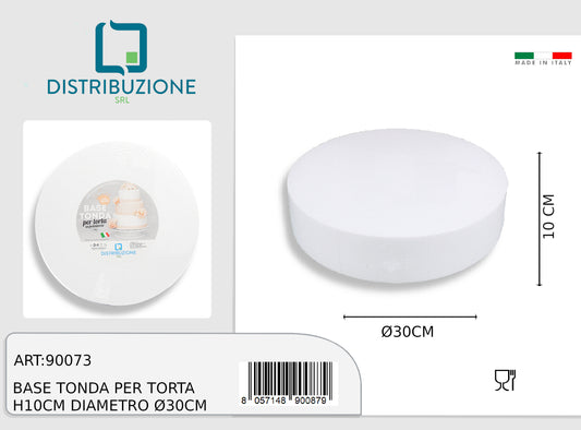 polistirolo tondo  30 h.10 conf.1pz