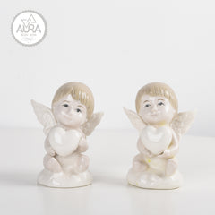 Little angel with heart 7.5x6.5x10cm