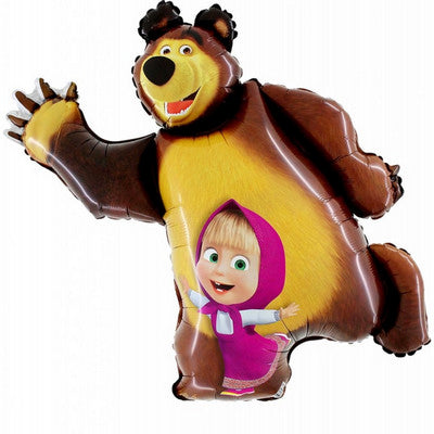 Masha &amp; the Bear Supershape 42 foil balloon