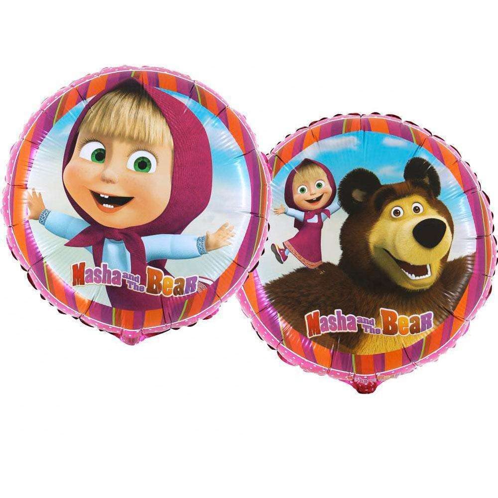 18inch/45cm Masha &amp; the Bear Foil Balloon