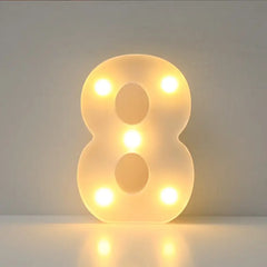 Numero luminoso LED 8 – 4x22cm