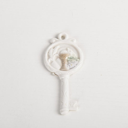 Chiave con calice Prima Comunione 12,3x5,5x0,5cm