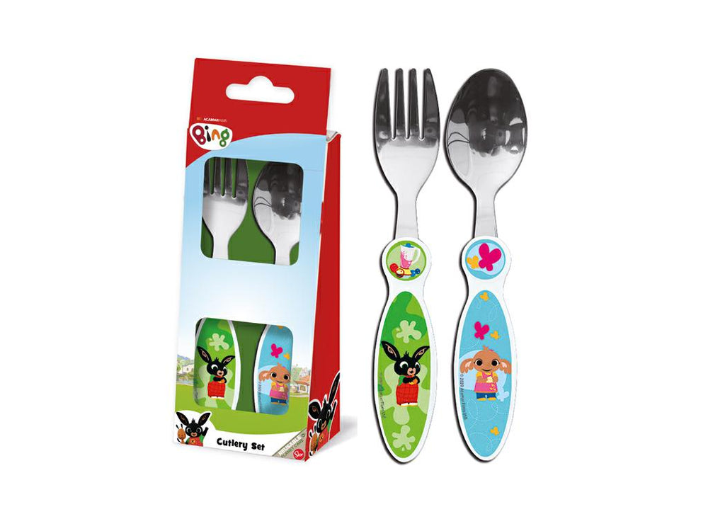 Bing 2-piece steel cutlery set