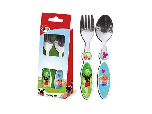 Set 2 posate in acciaio Bing