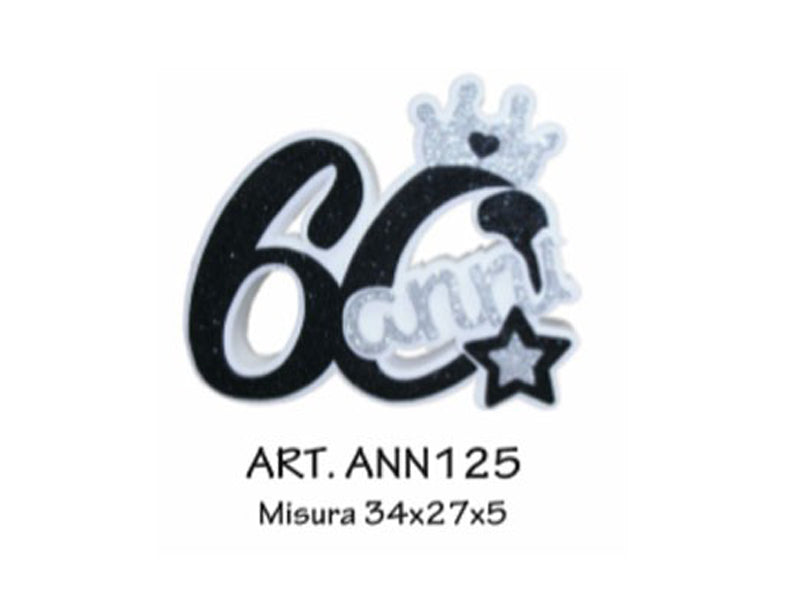 No. 60 fashion black and silver with crown