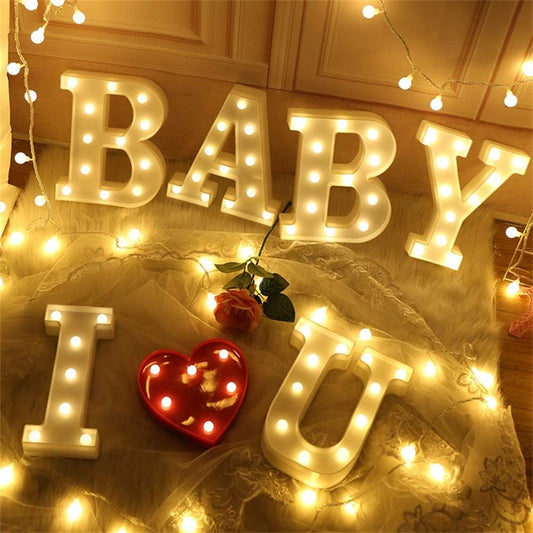 Lettera LED "X" 22 cm – Luce Calda