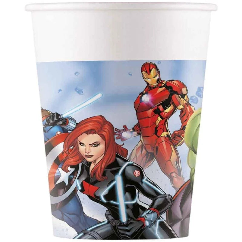 Bicchiere carta 8 pz FSC * AVENGERS INFINITY WAR