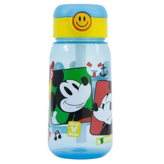 Mickey Mouse borraccia con cannuccia "pop up" 510ml