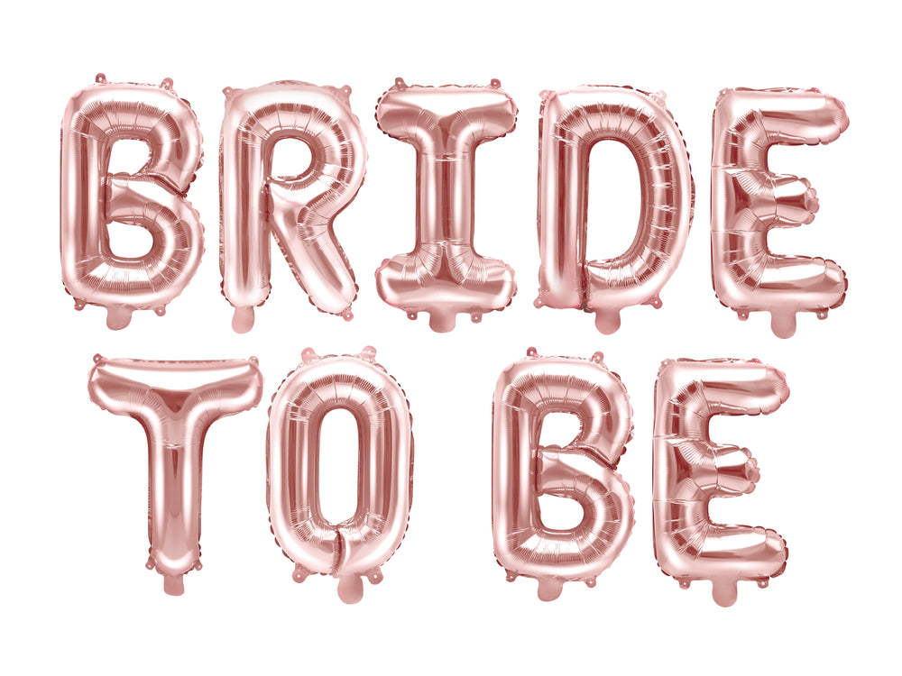Rose Gold "Bride to Be" Balloon Set