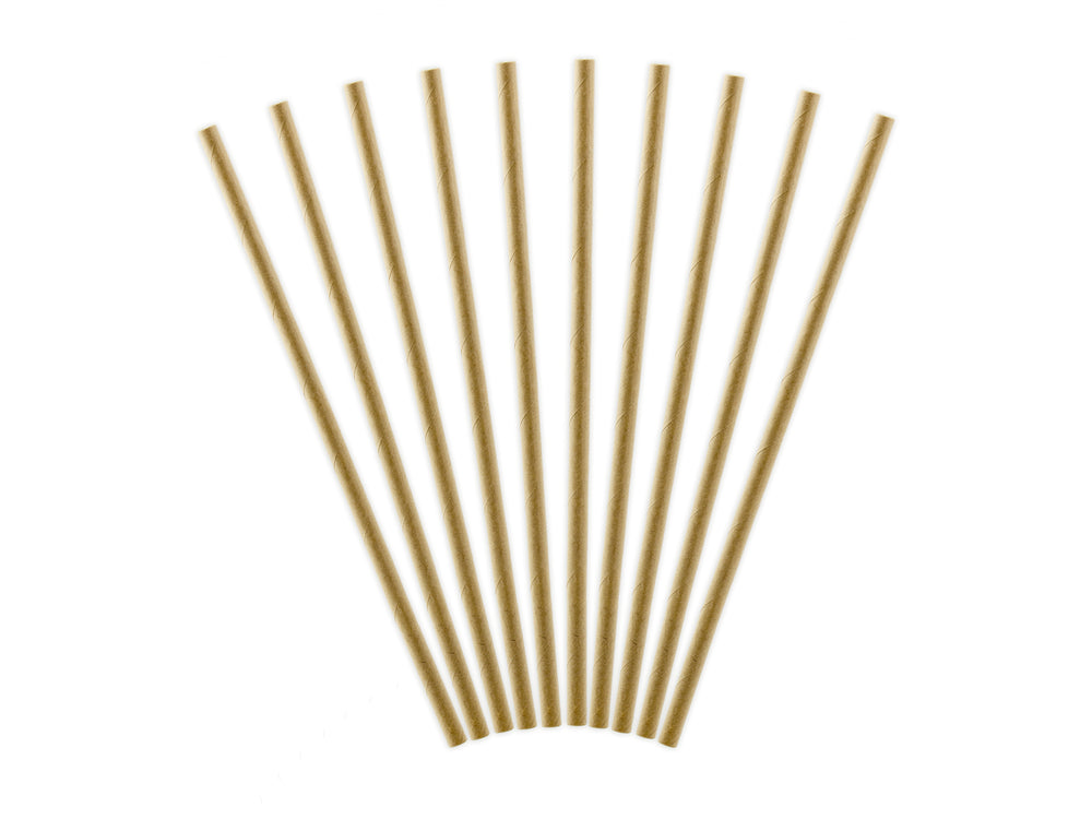 Cannucce  kraft  19,5cm 10pz