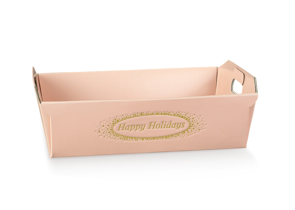 Cardboard basket 400x300x120 spot powder