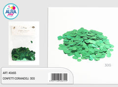 Coriandoli in foil verde