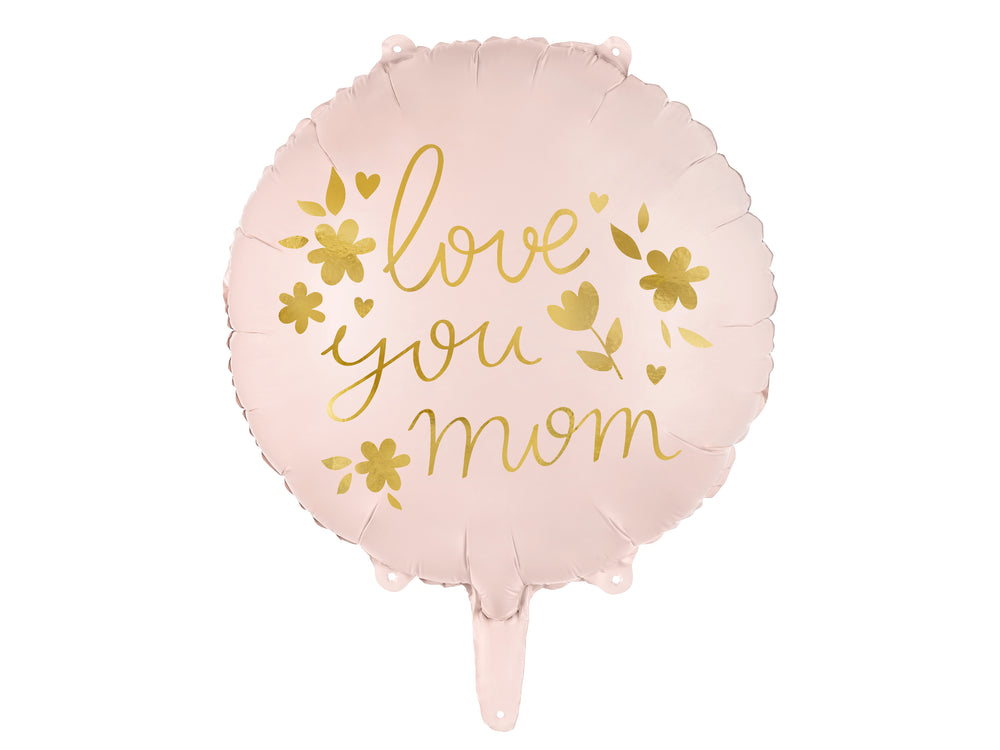 Foil balloon "love your mom" 45cm
