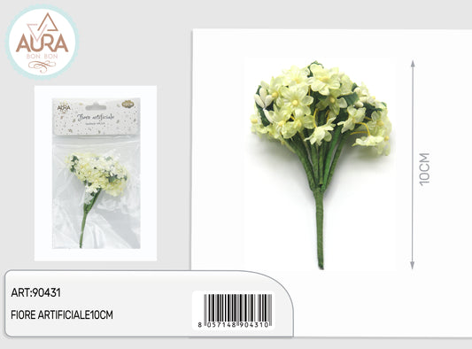 Fiori artificiali per bomboniere 10cm avorio