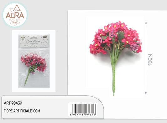 Fiori artificiali per bomboniere 10cm fucsia