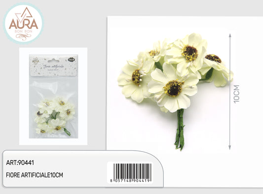 Fiori artificiali per bomboniere avorio