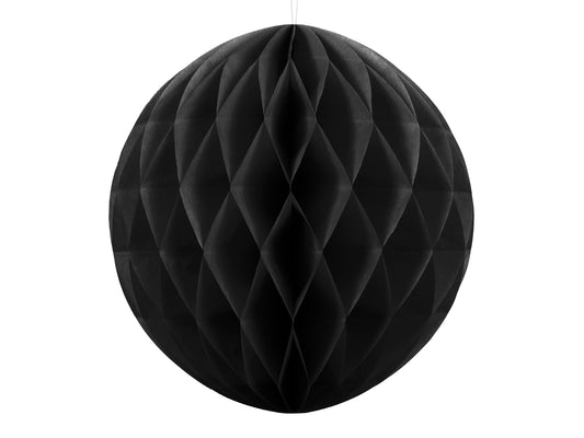 Honeycomb Ball. black. 20cm