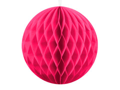 Honeycomb Ball. dark pink. 10cm
