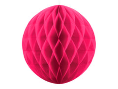 Honeycomb Ball. dark pink. 40cm