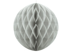 Honeycomb Ball. light grey. 40cm