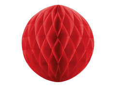 Honeycomb Ball. red. 30cm