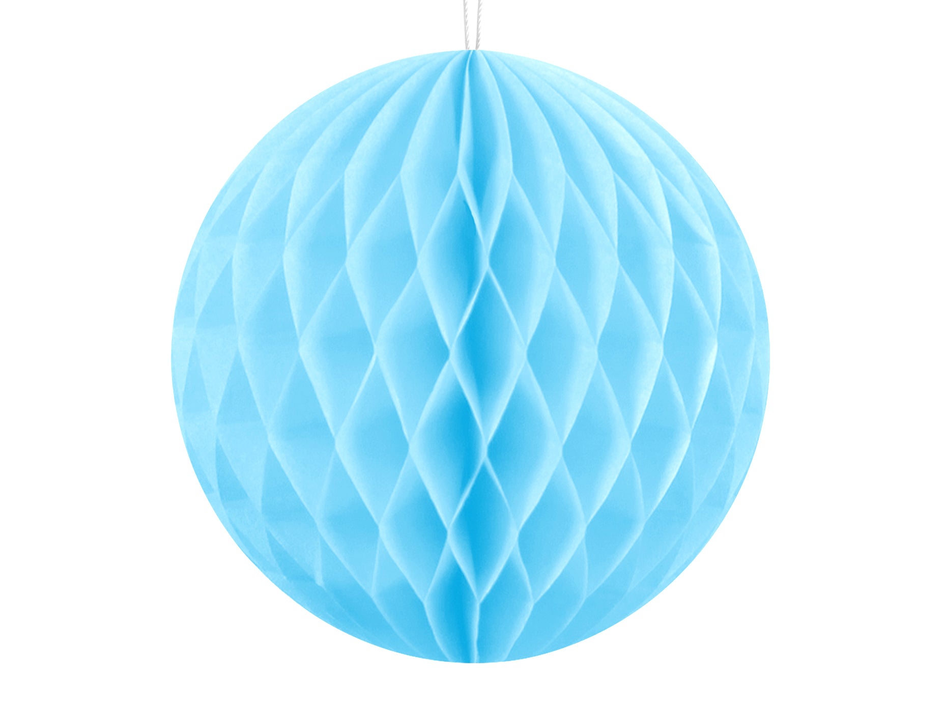 Honeycomb Ball. sky-blue. 10cm