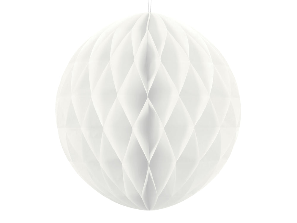 Honeycomb Ball. white. 40cm