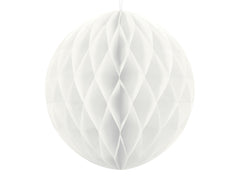 Honeycomb Ball. white. 40cm