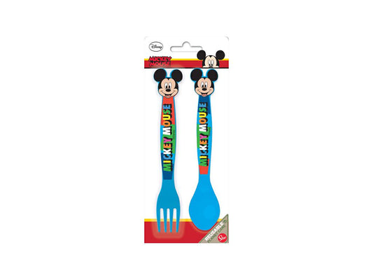 Mickey Mouse set 2 posate in plastica