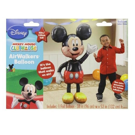 Pallone foil AirWalkers 132cm Mickey Mouse
