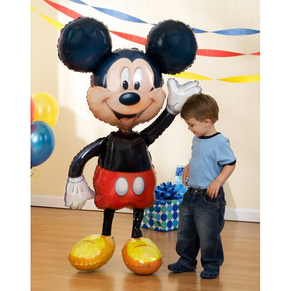 Pallone foil AirWalkers 132cm Mickey Mouse