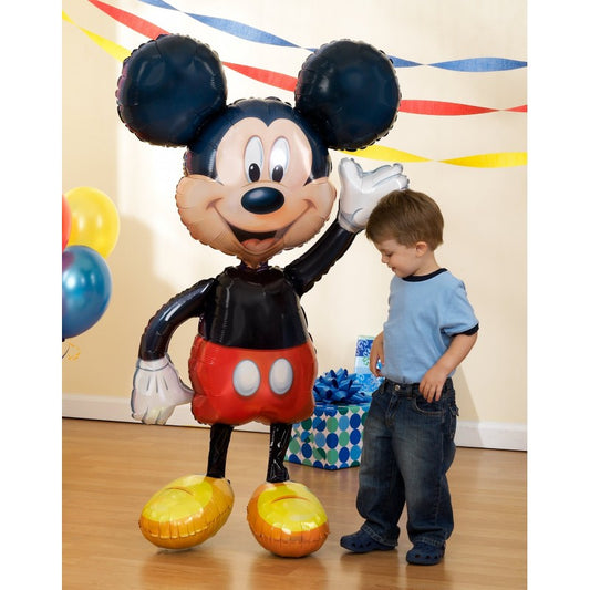 Pallone foil AirWalkers 132cm Mickey Mouse
