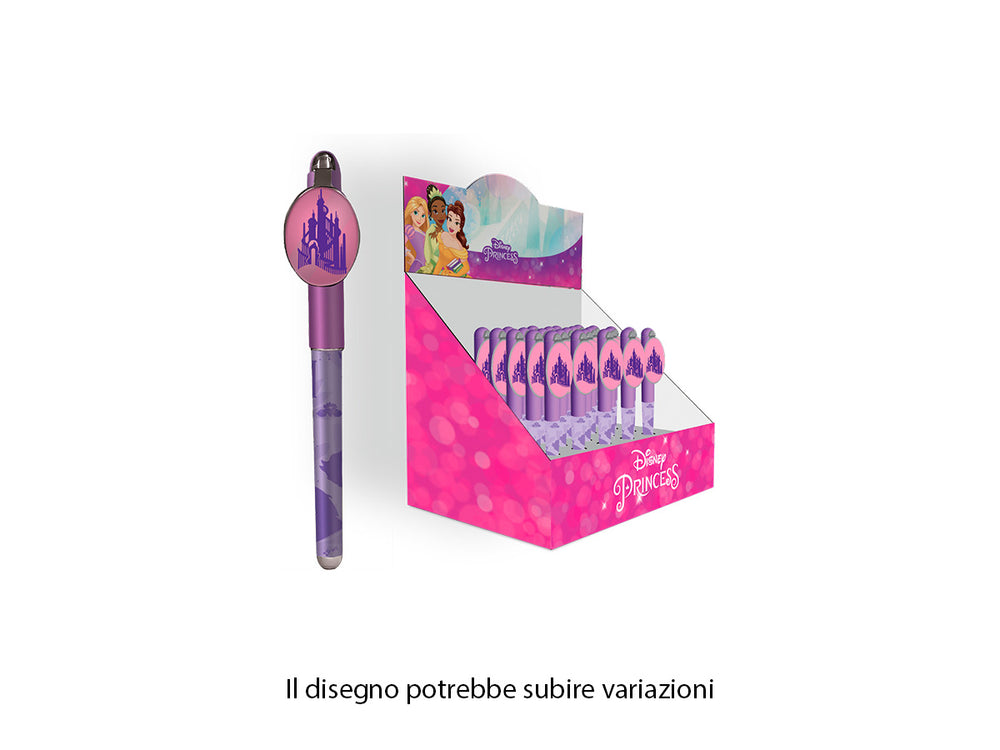 Penna a scatto con clip Principesse Disney