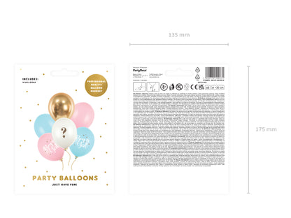 Balloons 30 cm Boy or Girl mix 6pz