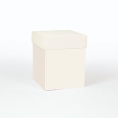 Scatolina con coperchio 8x8x10cm bianco