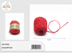 1mmx10m red twine