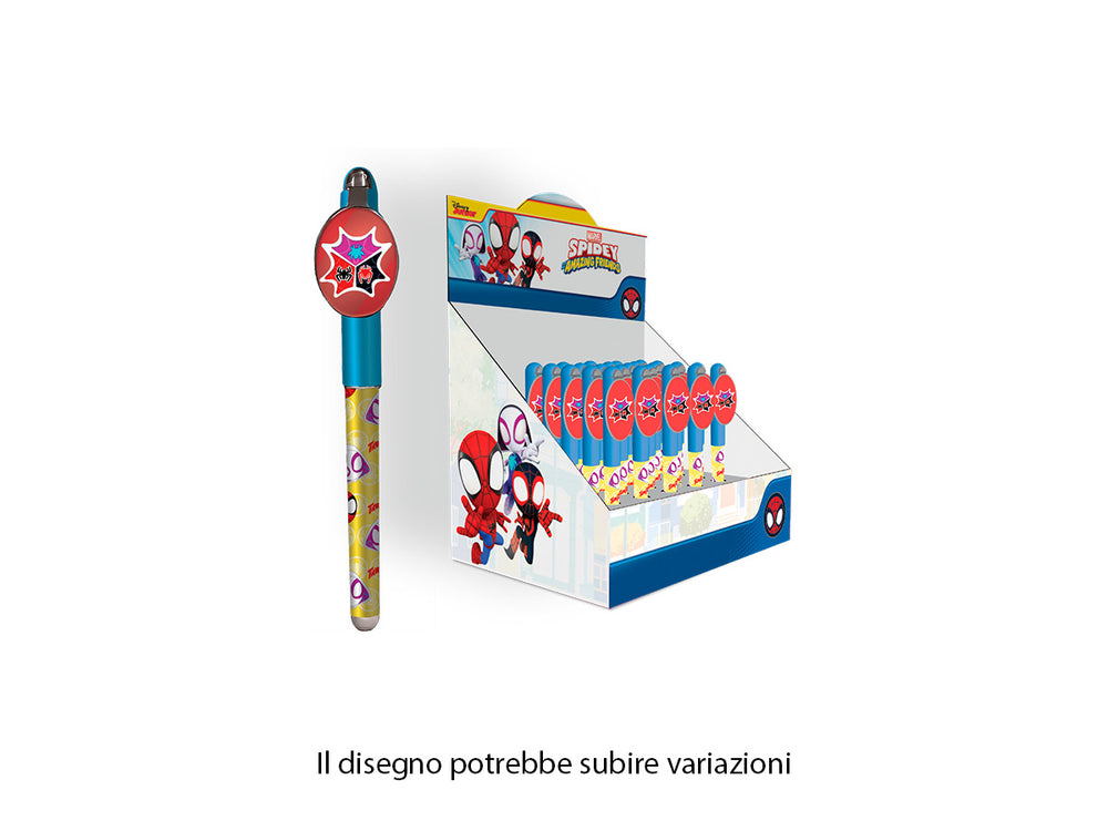 Click pen with Spidey clip