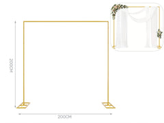 Supporto per palloncini quadrato 200x200cm oro