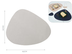 Tovaglietta ovale 30x46cm grigio